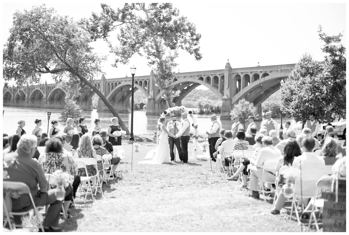 Rustic, Plum and Portobello Summer Wedding at Columbia Crossing in Columbia, PA