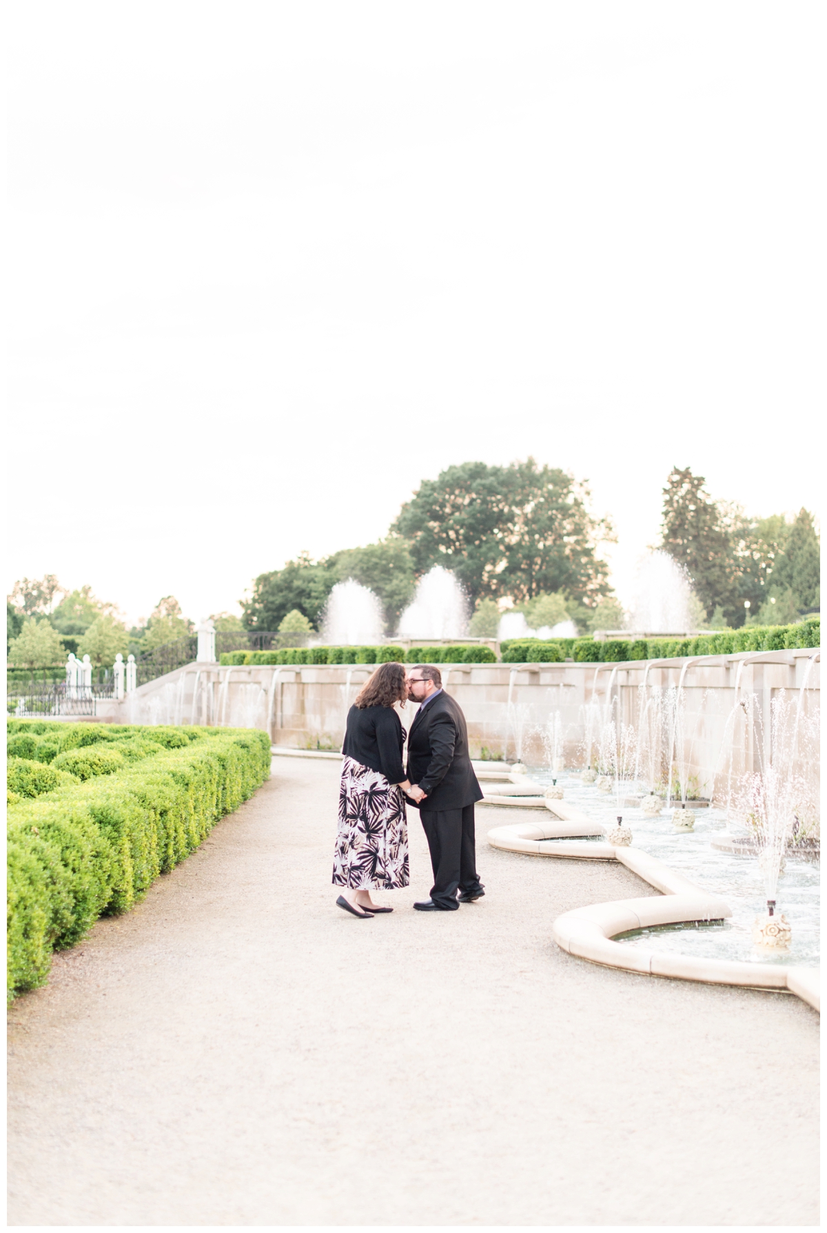 Summer Engagement Session at Longwood Gardens