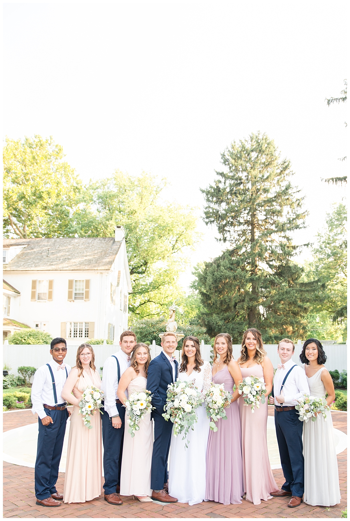 Family Formal Photos at White Chimneys Wedding Venue Gap, PA
