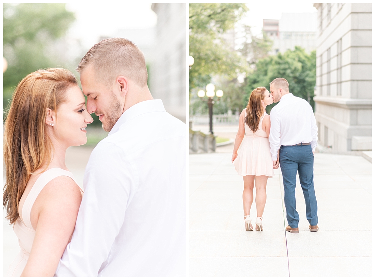 Outdoor engagement session in Harrisburg