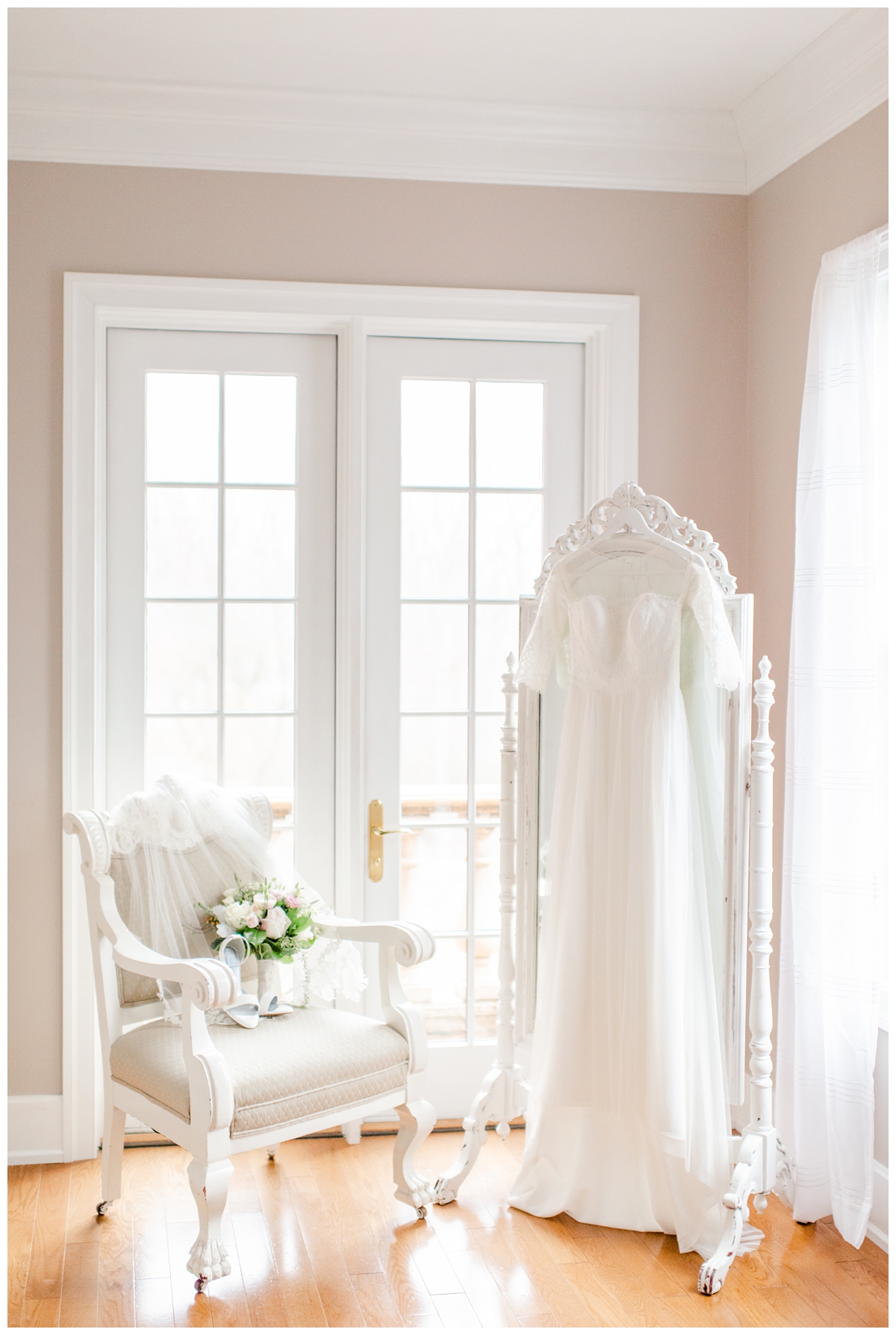 Bride's room at Historic Acres of Hershey