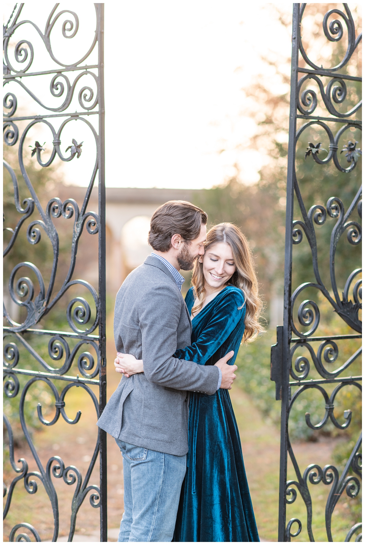 Romantic Engagement Session at Gibraltar Mansion and Gardens