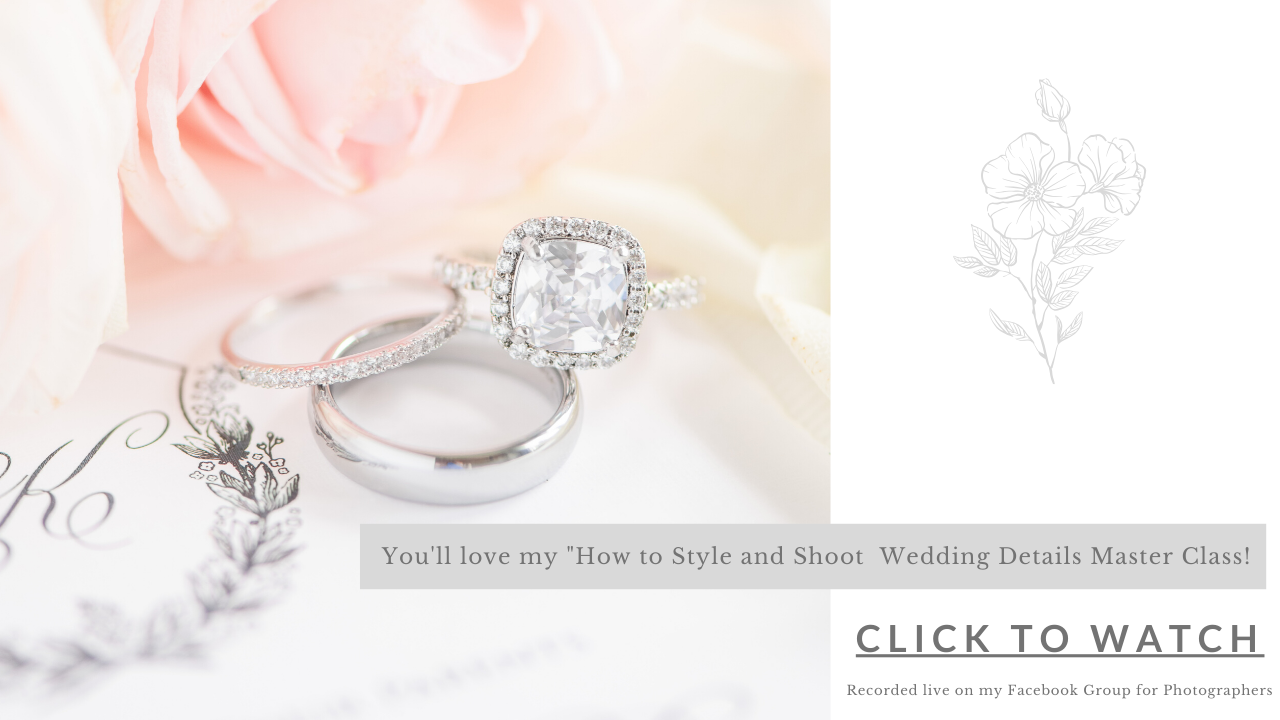 How to style and shoot wedding details