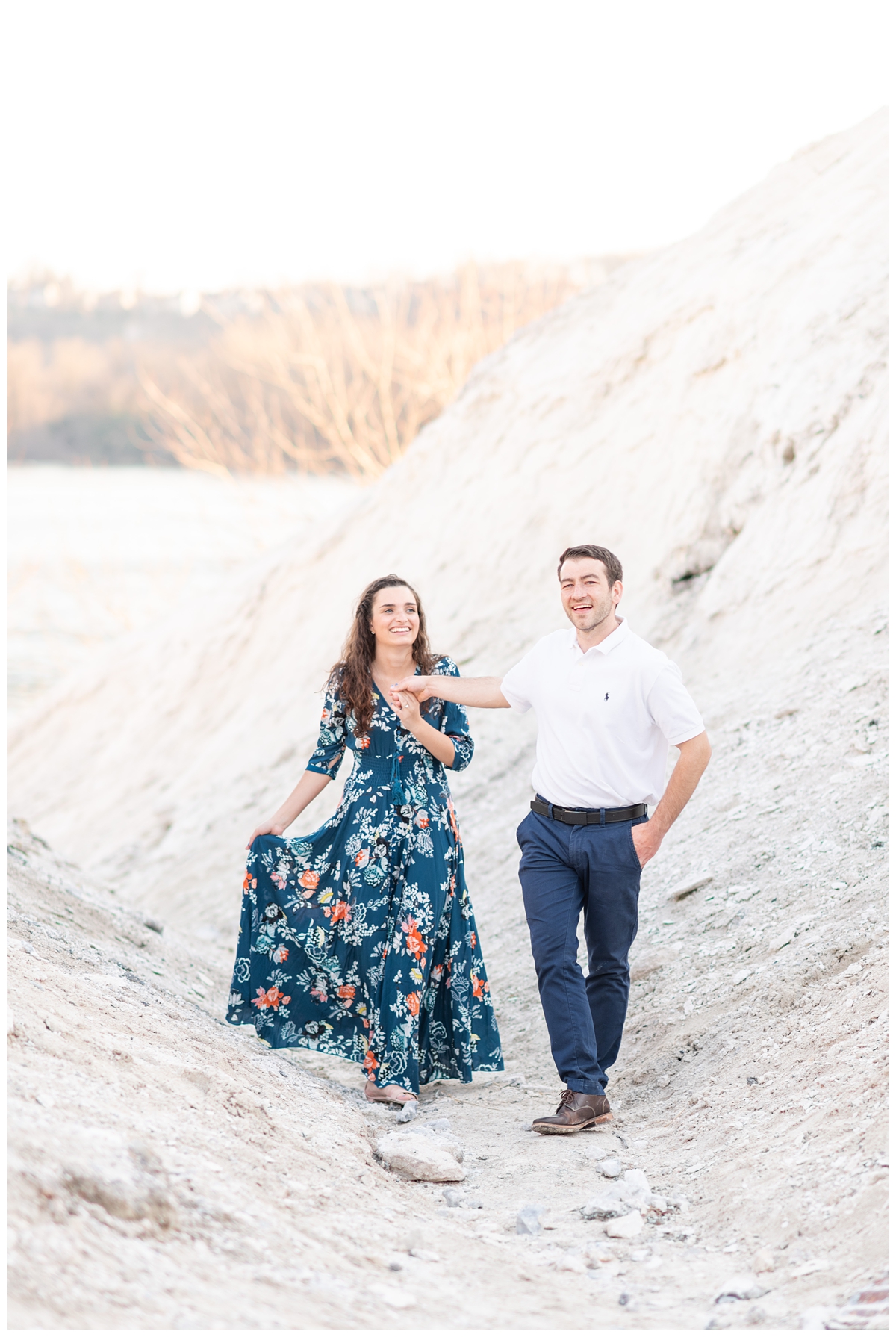 Engagement photos at White Cliffs of Conoy in Marrietta, PA