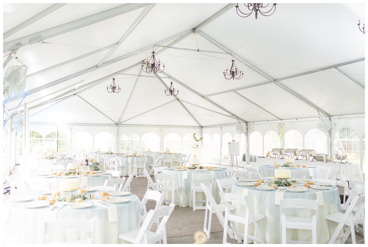 Tent Wedding Reception near Lancaster, PA
