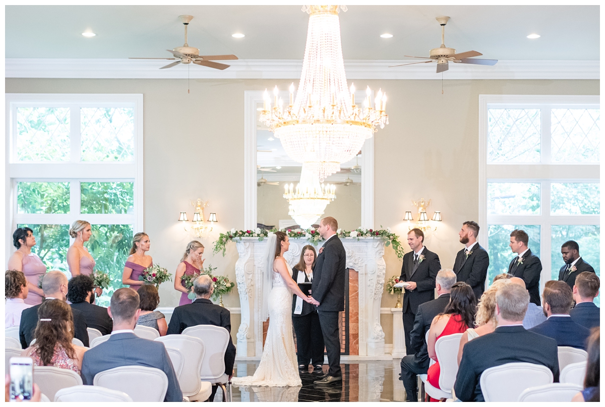 Cameron Estate Inn Conservatory Wedding Ceremony