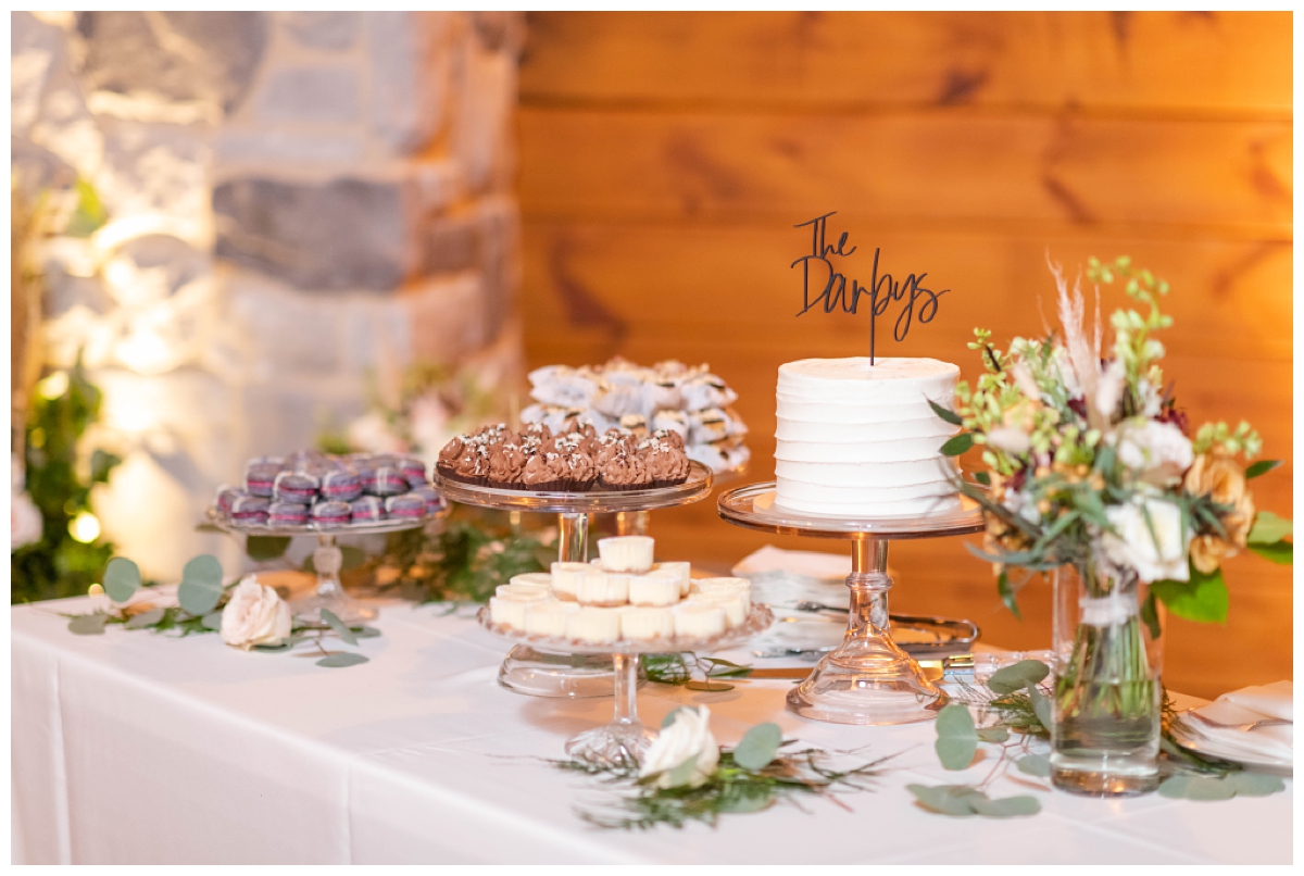 Wedding Dessert table at Historic Ashland