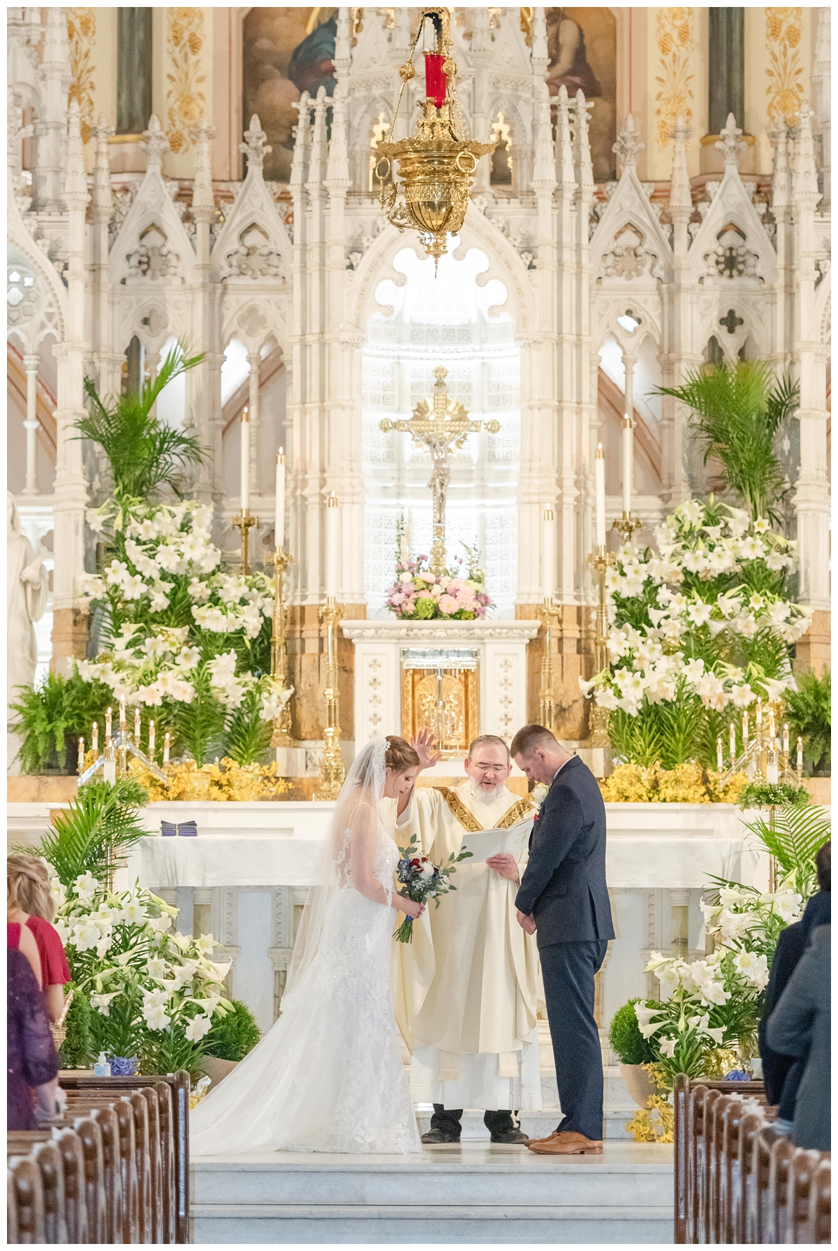 Wedding at St. John the Baptist Catholic Church in Philadelphia