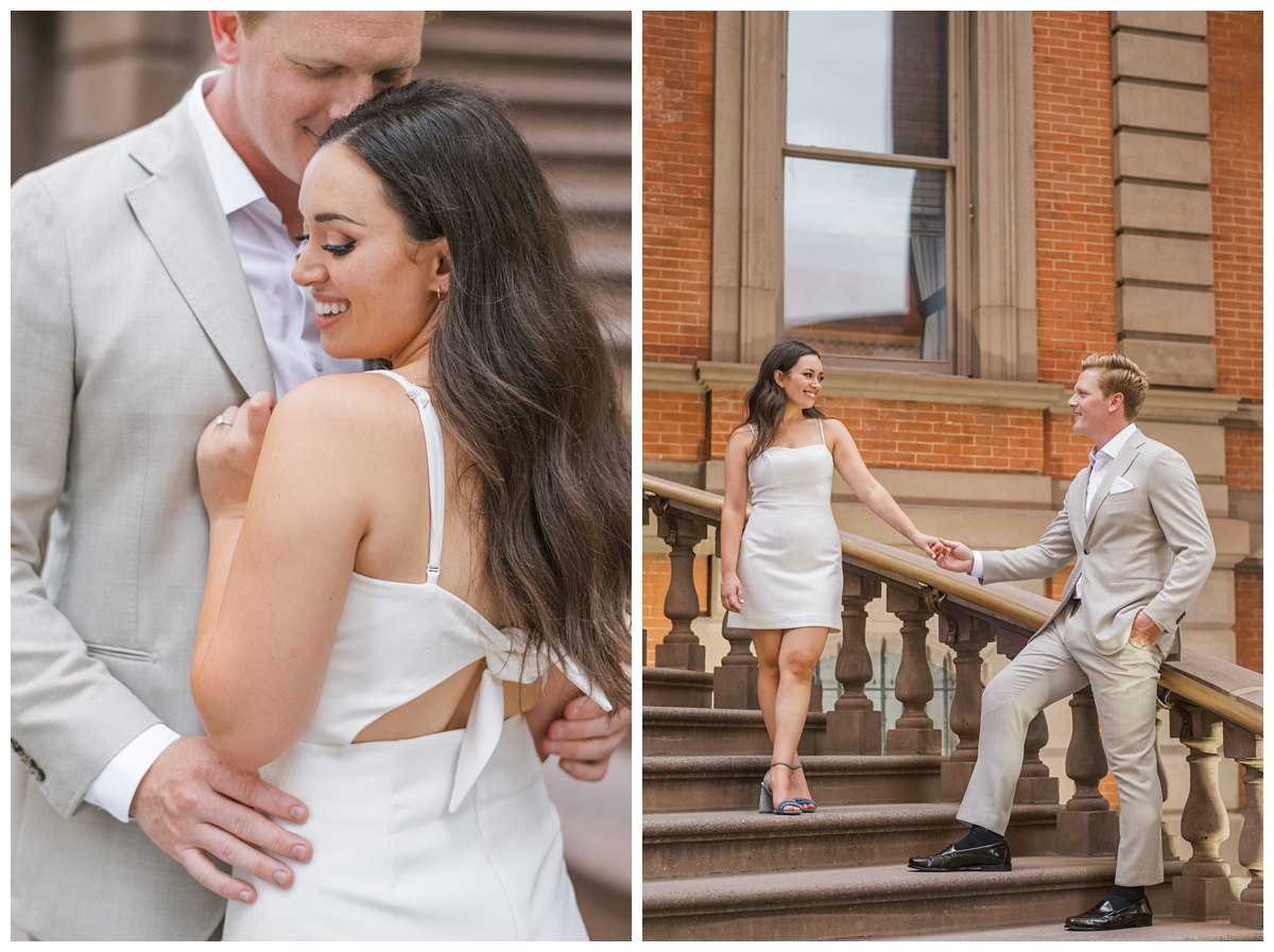 Center City Philadelphia Engagement Photos