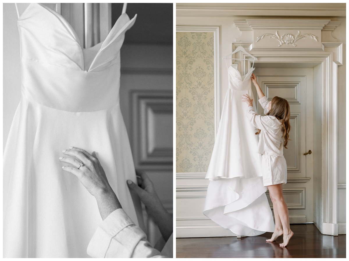 Timeless New Jersey wedding photography at Hamilton Farm Golf Club Bride Getting Ready